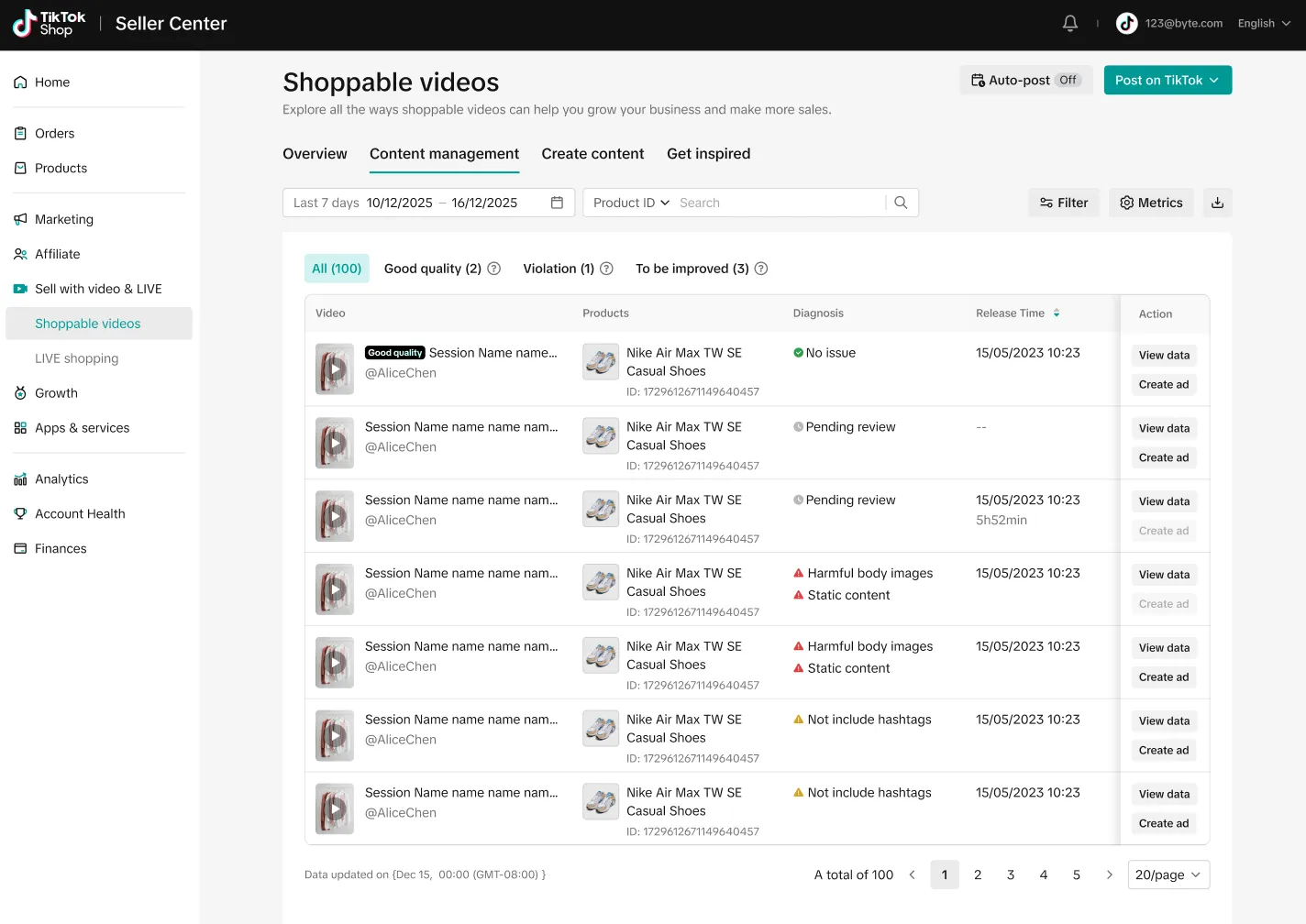 TikTok Shop短视频&图文 AIGC 自动发布功能介绍