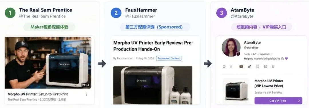 Morpho红人内容分工