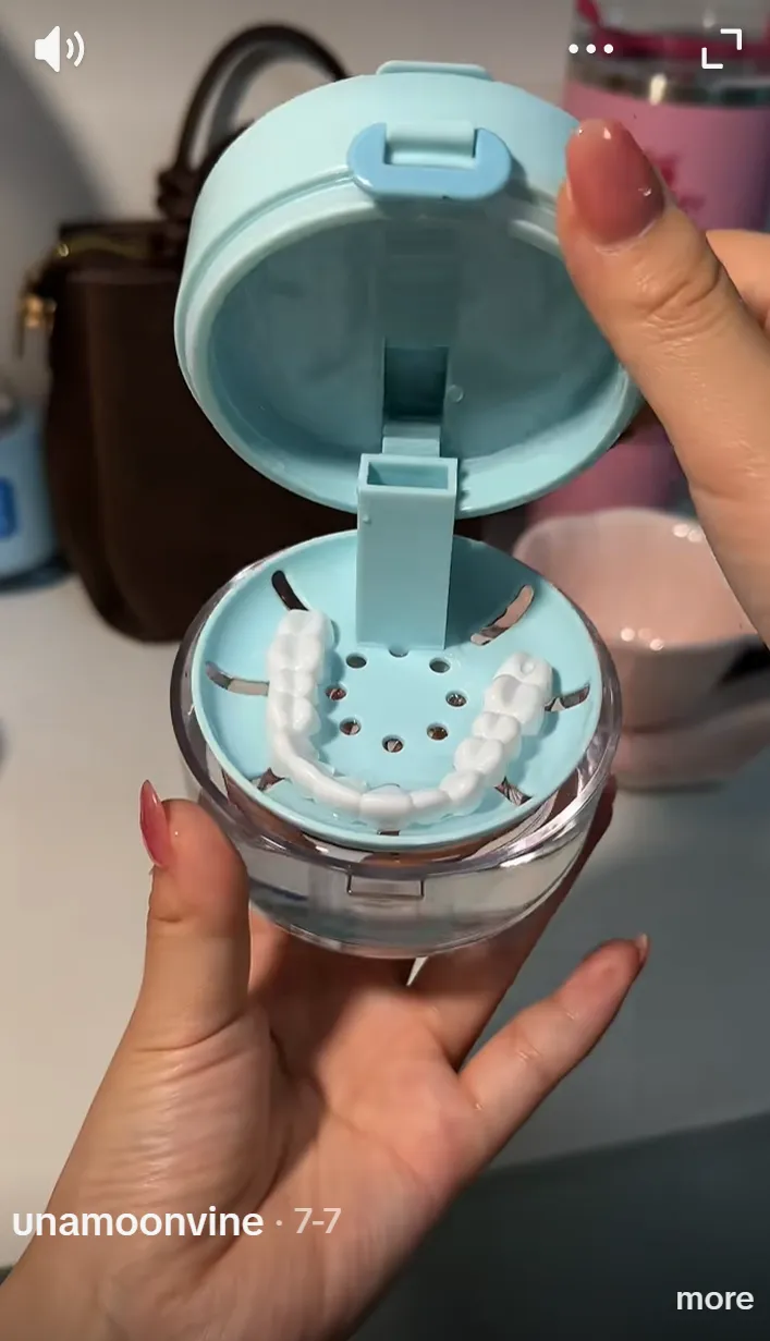 TikTok达人unamoonvine带货视频截图