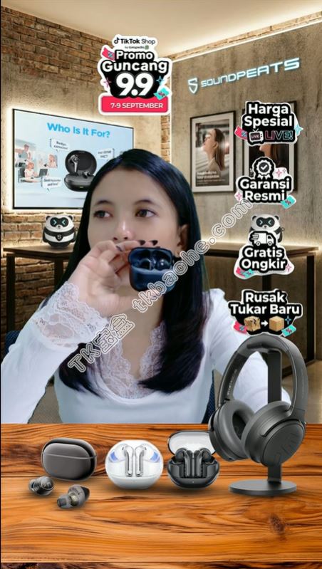SoundPEATS直播带货
