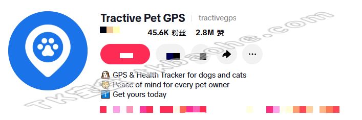 Tractive TikTok账号